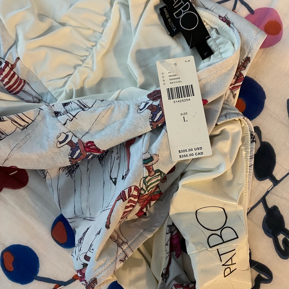 Anthropologie PatBO one piece swimsuit, size L - Picture 8 of 8